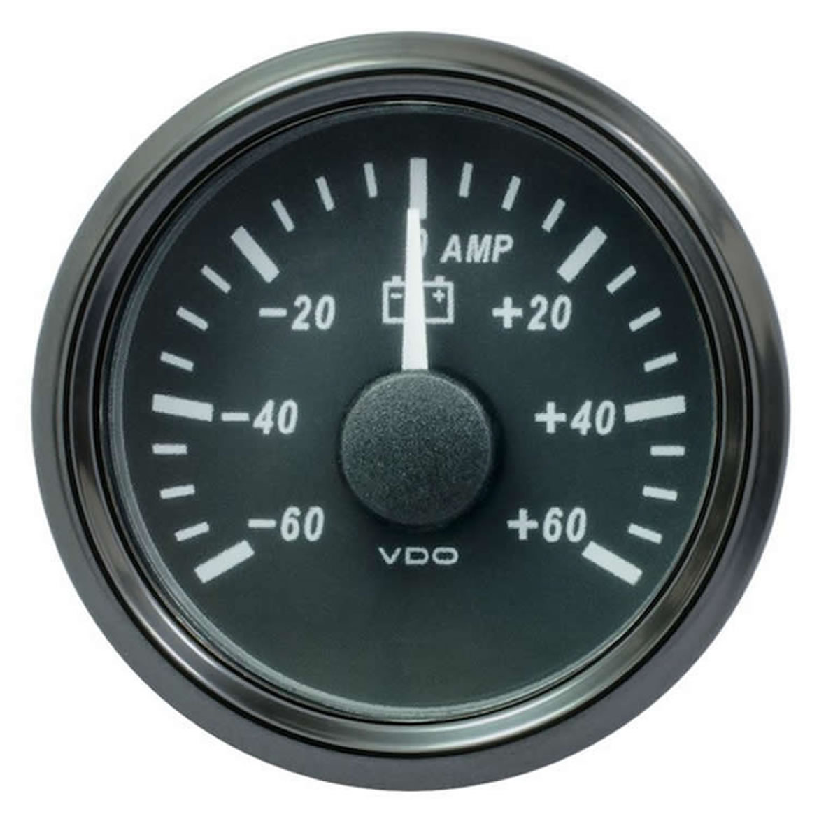 SingleViu VDO Ammeter 60A Gauge